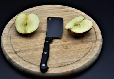 Professional kitchen cleaver, work tools